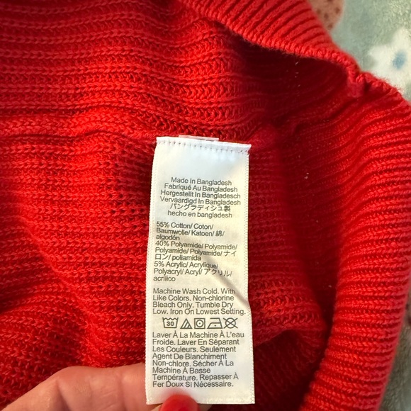 J Crew Factory Button raglan crewneck sweater size small NWT - Picture 8 of 9